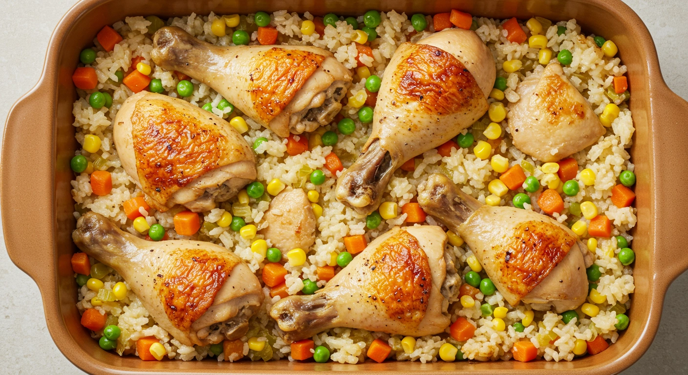 Easy Oven Chicken and Rice - secondary view